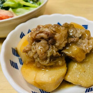 里芋と牛バラ肉の煮物